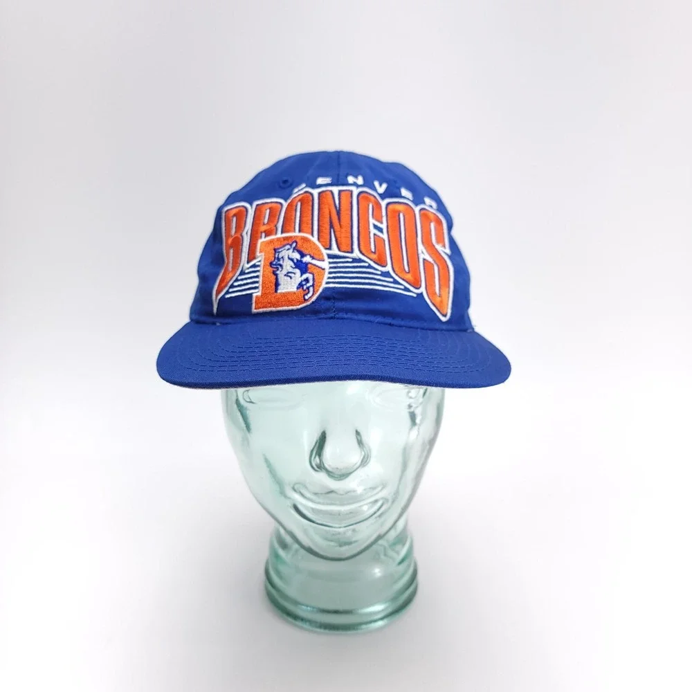 Vintage‎ 90's Denver Broncos STARTER Hat Cap Snap Back Team NFL Embroidered